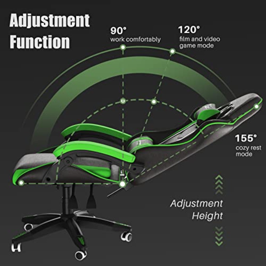 Chaise de jeu avec support lom - Ergonomic Office Chair avis et prix