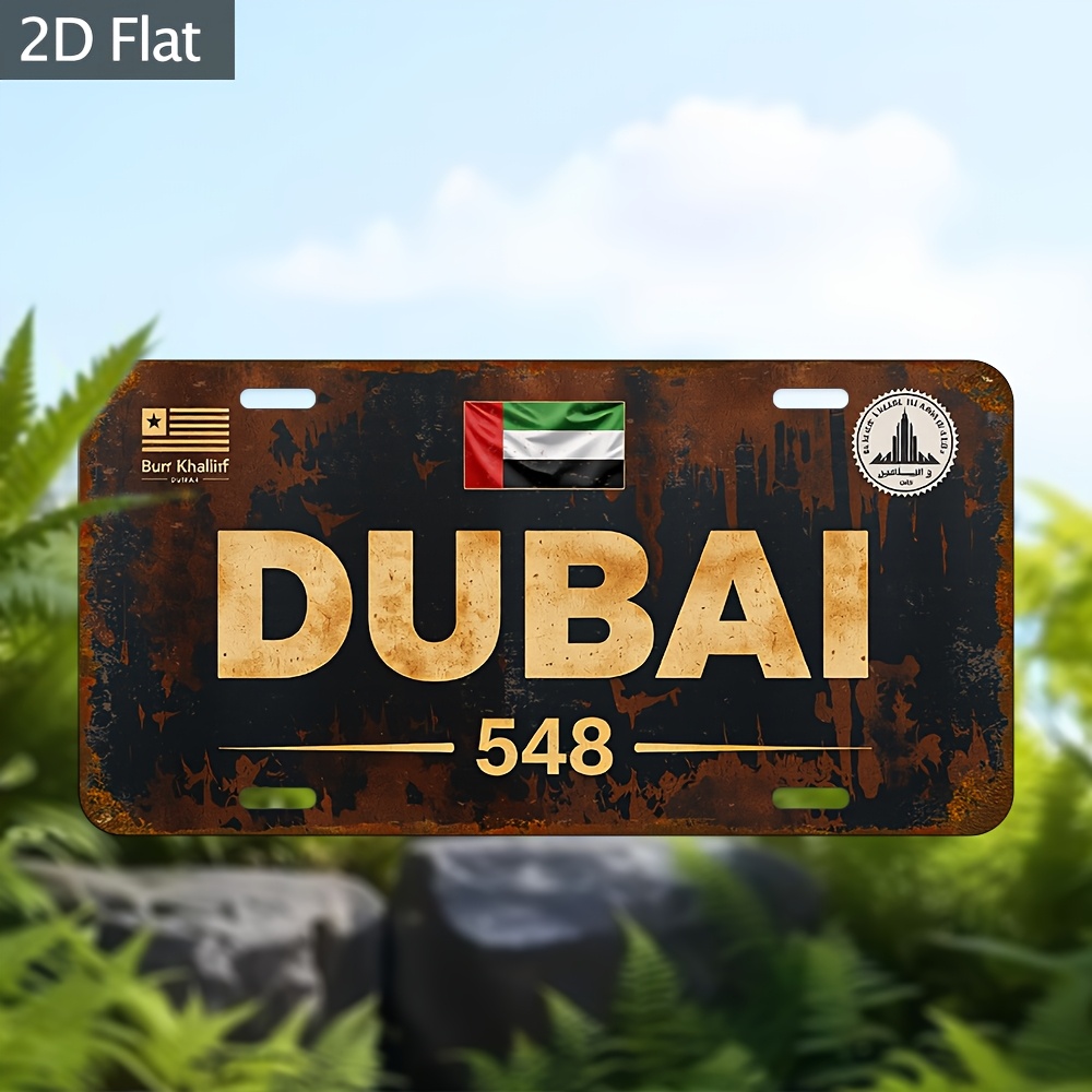 Plaque d'immatriculation indus - Home Office Dubai avis et prix