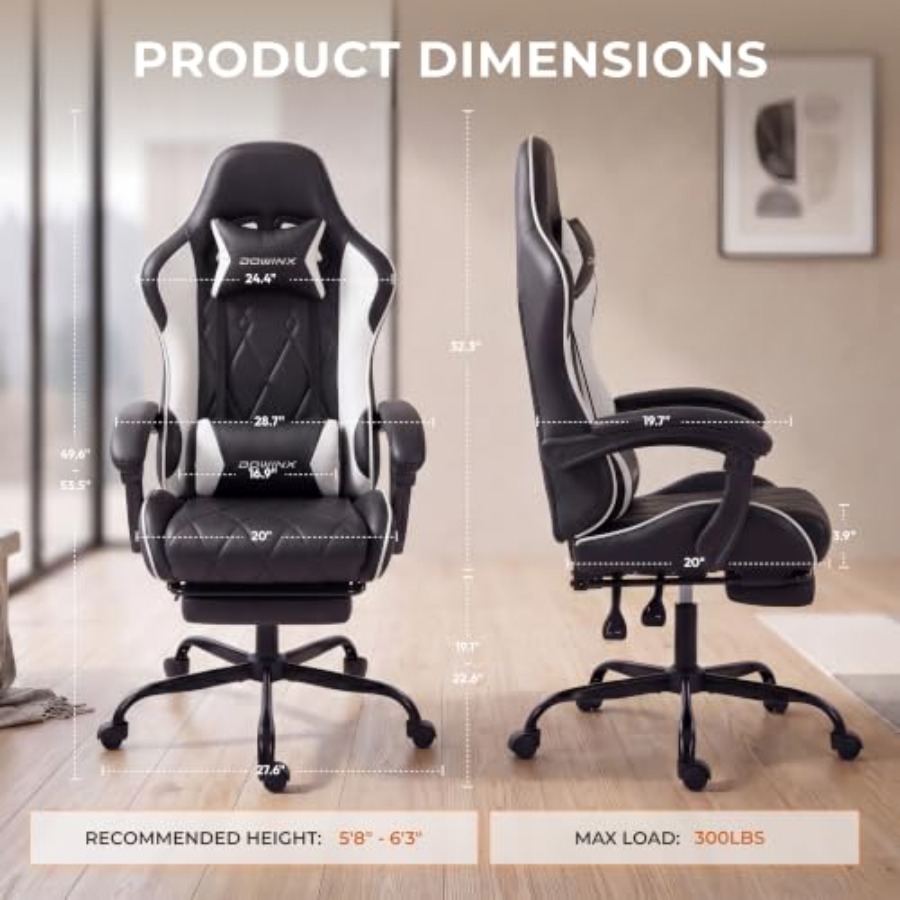 Fauteuil de jeu avec repose-pi - Ergonomic Office Chair avis et prix